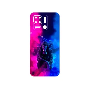 MAHOOT Smoke Rainbow Digital Art 2 Cover Sticker for Xiaomi Redmi 10 Power