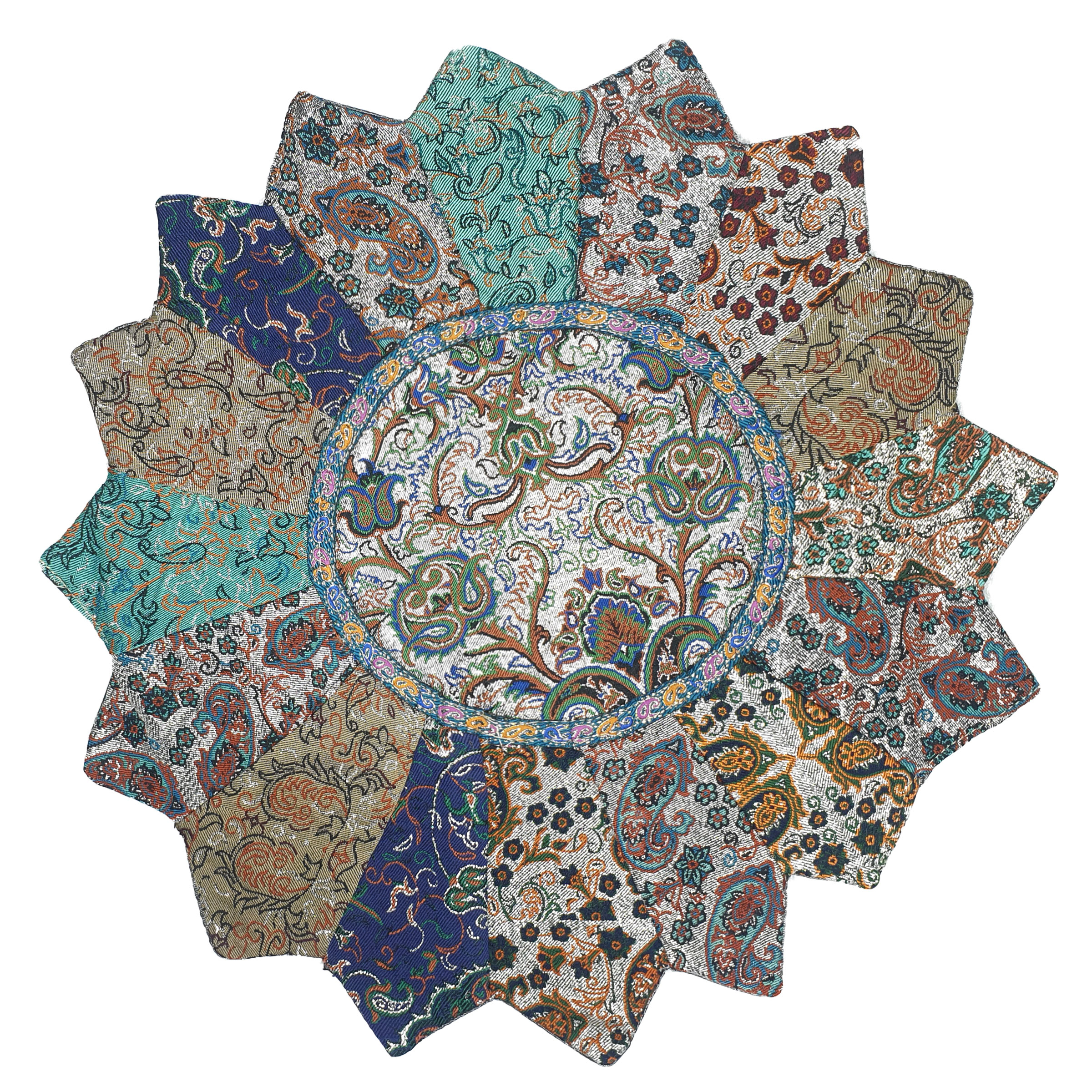 رومیزی ترمه مدل گوهر کد 4879