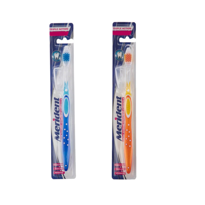 مسواک مریدنت مدل Triple Action با برس سخت بسته 2 عددی