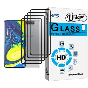 AFS Unique Glass MIX004 Screen Protector For Samsung Galaxy A80 Pack Of 4
