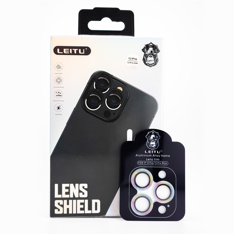 محافظ لنز دوربین لیتو مدل رینگی SHINY LENS مناسب برای گوشی موبایل اپل Iphone 13 Pro / 13 Pro Max