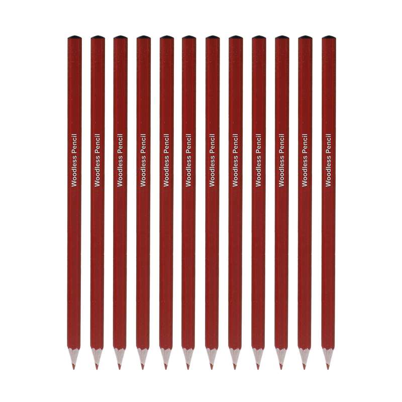 مداد قرمز کیبورد مدل 120051 بسته 12 عددی