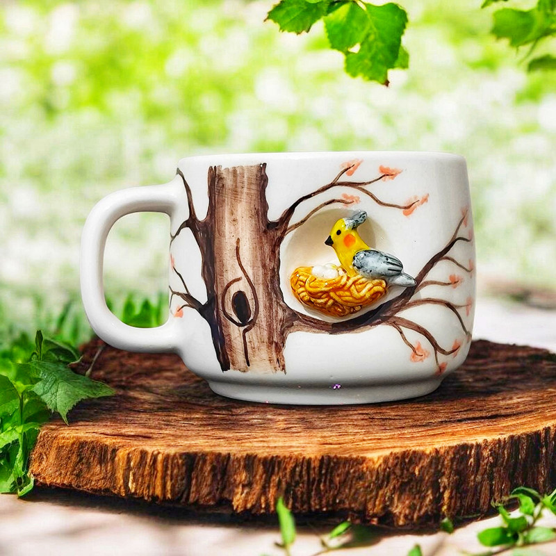 ماگ طرح عروس هلندی مدل نرمال گری