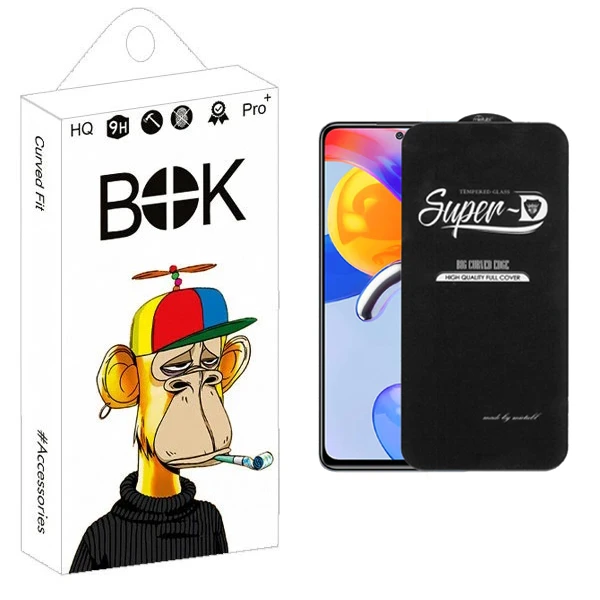 محافظ صفحه نمایش بوک مدل Transparent SuperD مناسب برای گوشی موبایل شیائومی Mi 11i