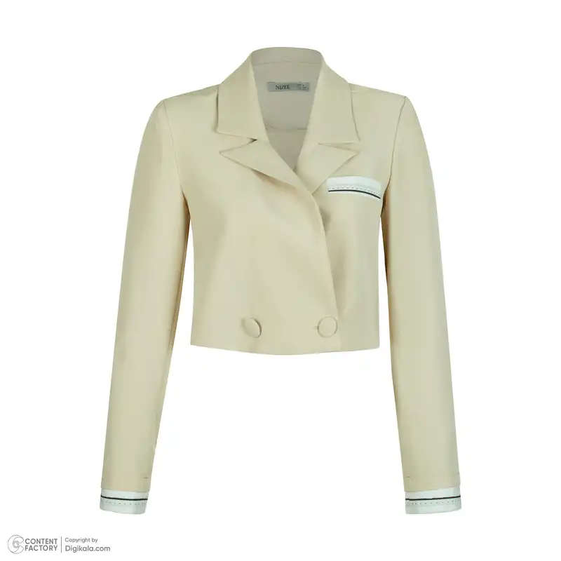ست کت و شلوار زنانه نیزل مدل 0064-031 رنگ کرم