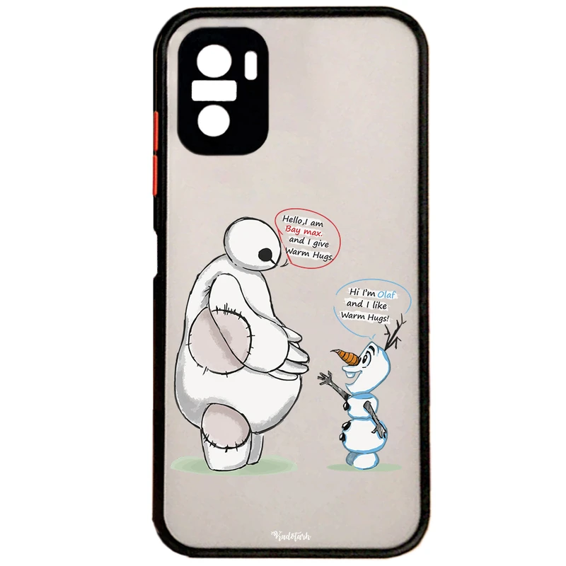 کاور طرح Olaf & Baymax مناسب برای گوشی موبایل شیائومی Poco F3 