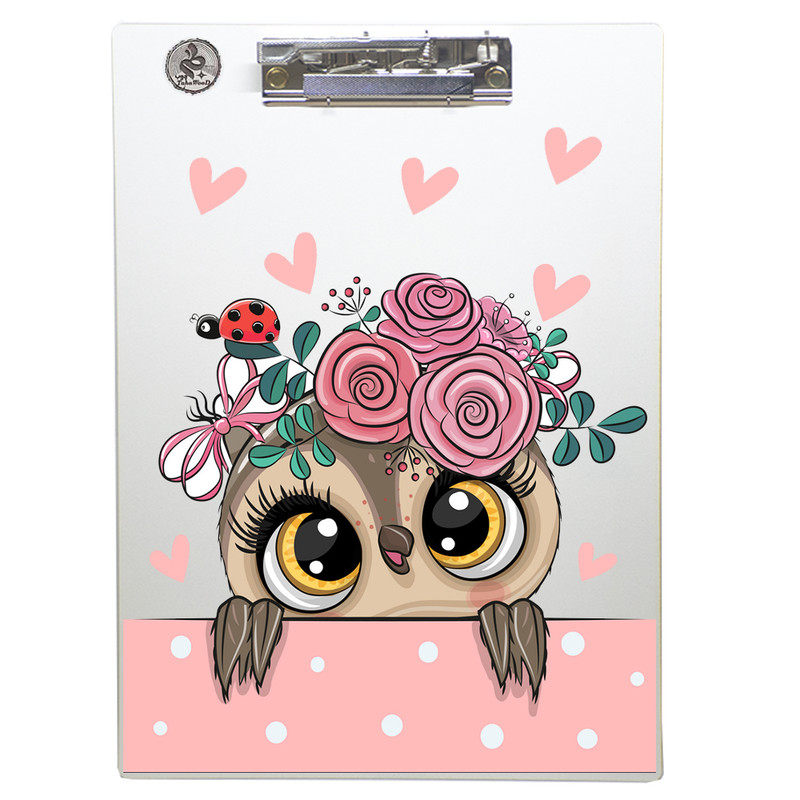 تخته شاسی طه چوب  مدل Fantasy owl08 سایز A4