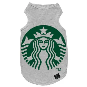 لباس سگ و گربه 27 طرح Starbucks Green کد MH303 سایز L