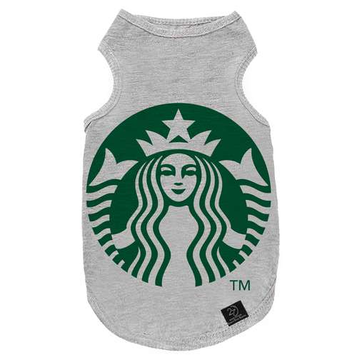 لباس سگ و گربه 27 طرح Starbucks Green کد MH303 سایز XL
