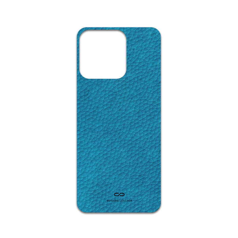 برچسب پوششی ماهوت مدل Blue-Leather مناسب برای گوشی موبایل آنر X7c
