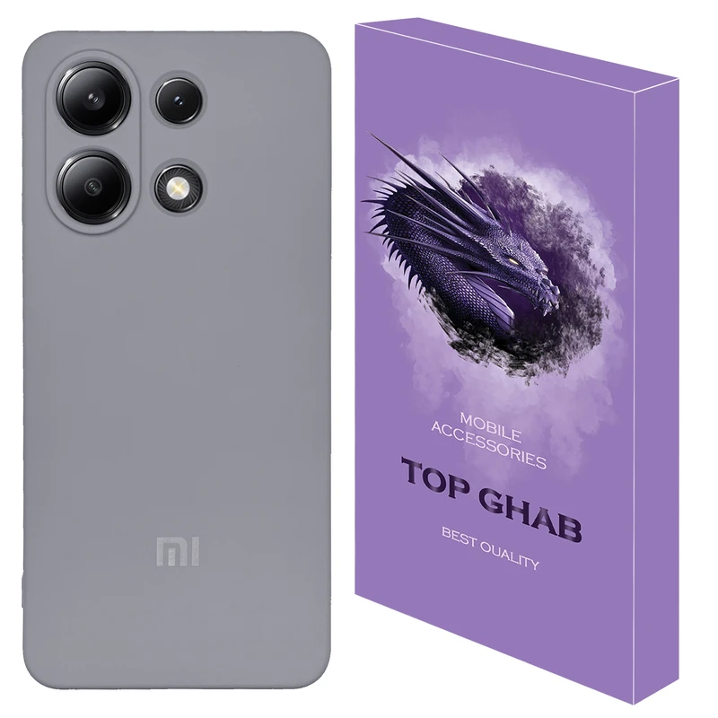 کاور تاپ قاب مدل سیلیکونی مناسب برای گوشی موبایل شیائومی Redmi Note 13 Pro 4G / Poco M6 Pro 4G