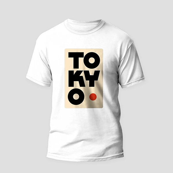 تی شرت آستین کوتاه مردانه مدل انیمه ای توکیو کد mo062