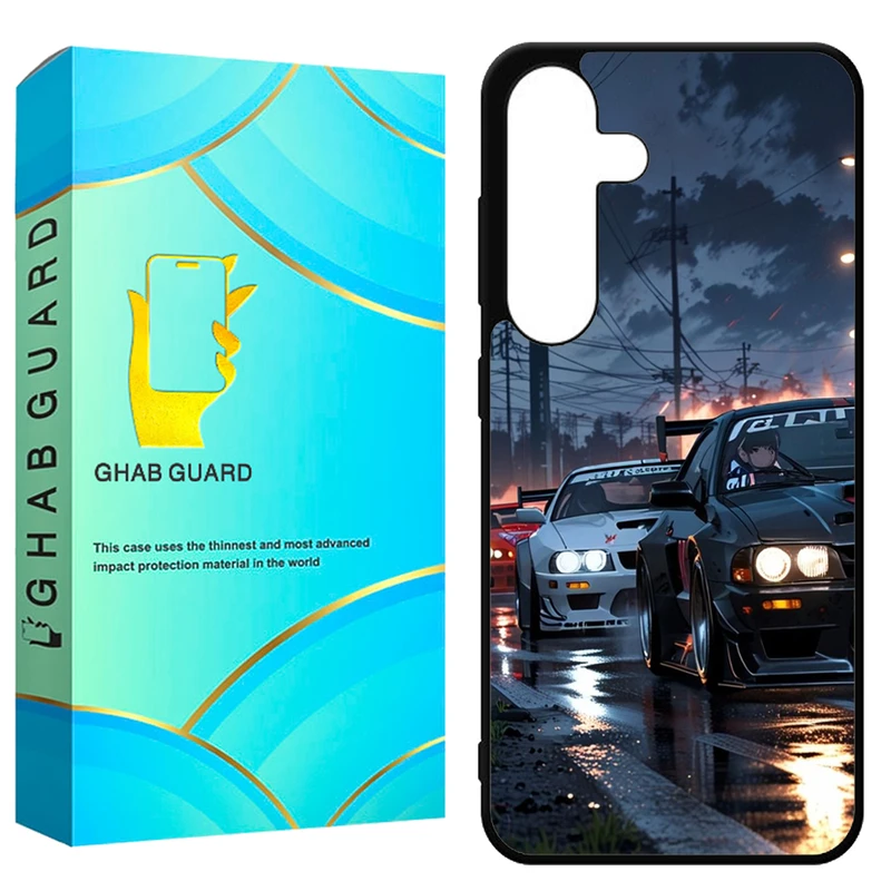 کاور قاب گارد طرح ماشین مدل GCHPS23F مناسب برای گوشی موبایل سامسونگ Galaxy S23 FE