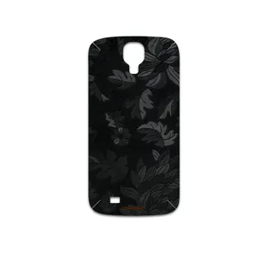 MAHOOT Black-Wildflower Cover Sticker for Samsung Galaxy S4