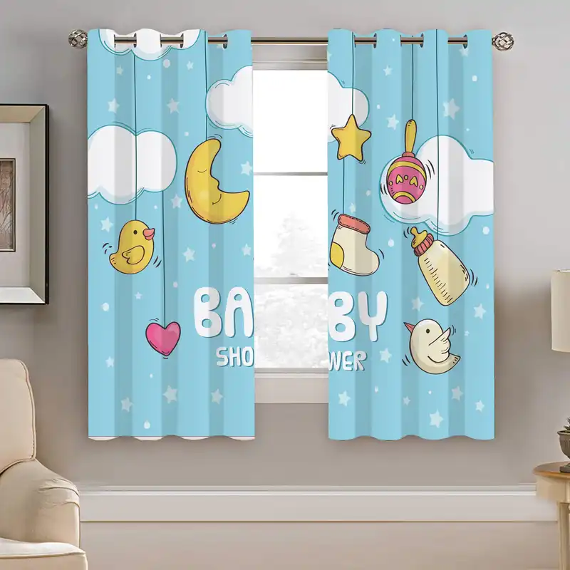 پرده نیروانا طرح کودک مدل هازان کد 4098 سایز 140×200 سانتی متر