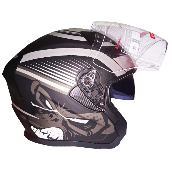 کلاه کاسکت دی ای وان مدل بدون فک عینکدار کد DA_407