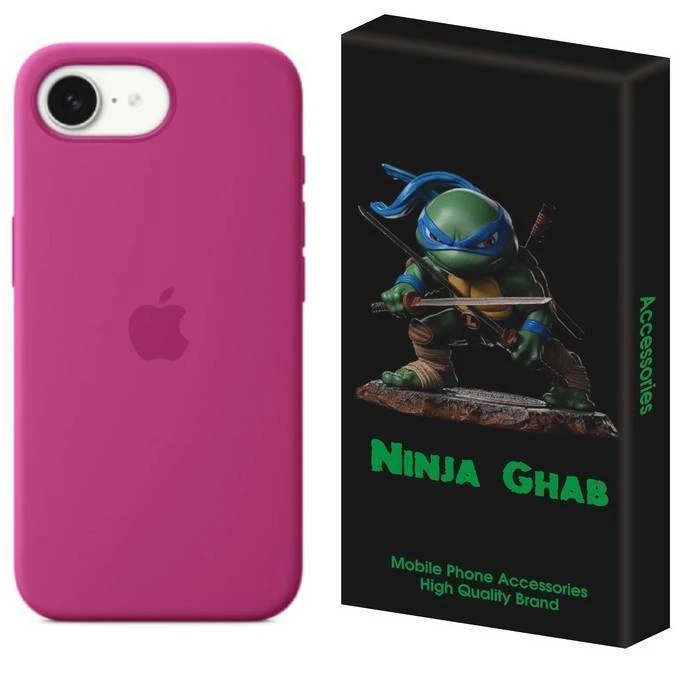 کاور نینجا قاب مدل سیلیکونی پاک کنی مناسب برای گوشی موبایل اپل iPhone 16e