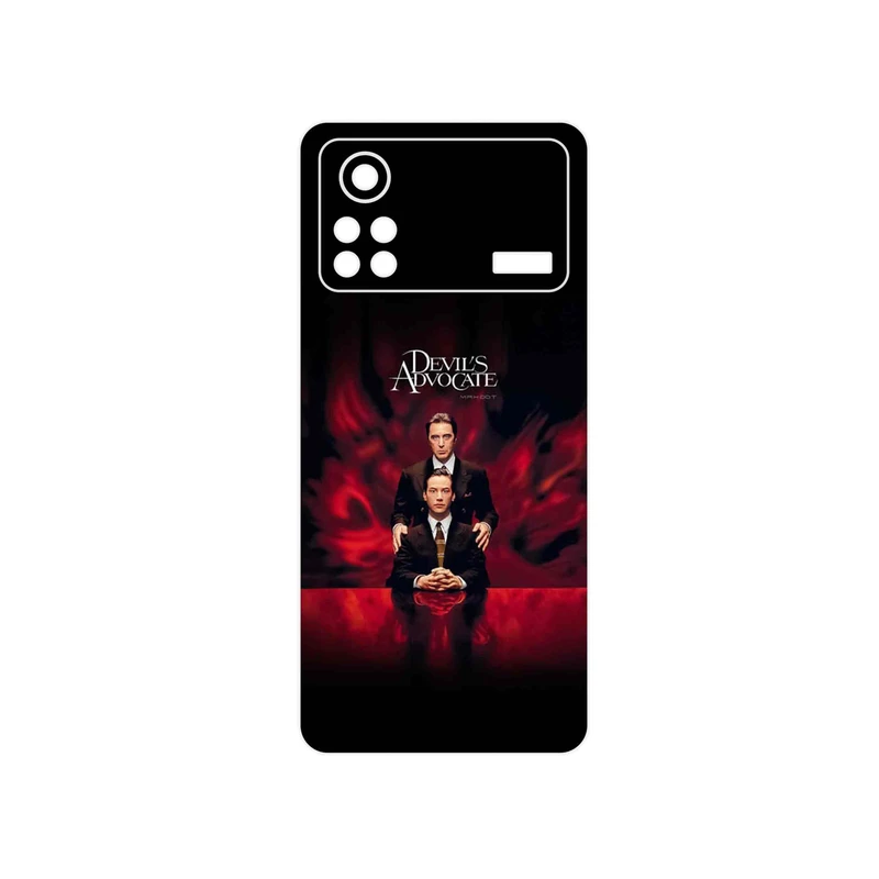 برچسب پوششی ماهوت مدل The Devils Advocate مناسب برای گوشی موبایل شیائومی Poco X4 Pro 5G