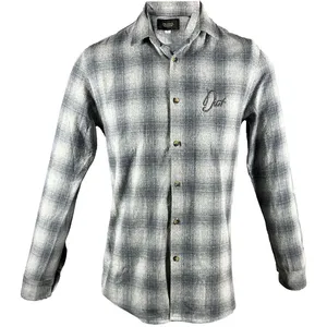 پیراهن پشمی آستین بلند مردانه دیور چهارخانه