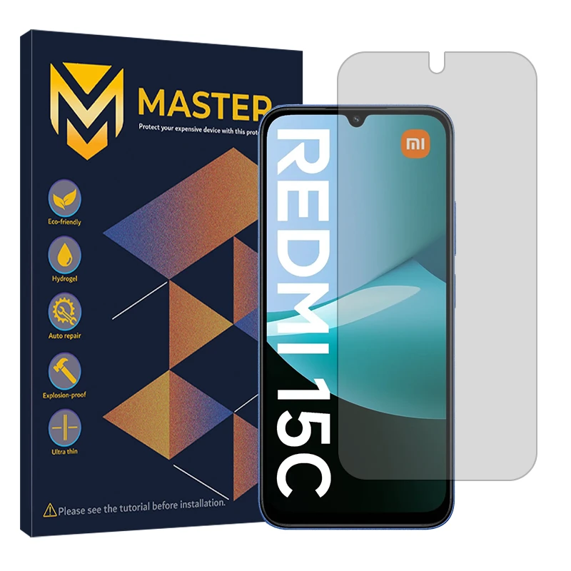 محافظ صفحه نمایش مات مستر مدل Resistant مناسب برای گوشی موبایل شیائومی Redmi 15C