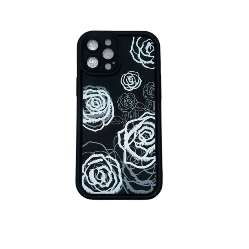 کاور مدل سیلیکونی طرح گل رز کد Ros701 مناسب برای گوشی موبایل اپل  Iphone 11 pro