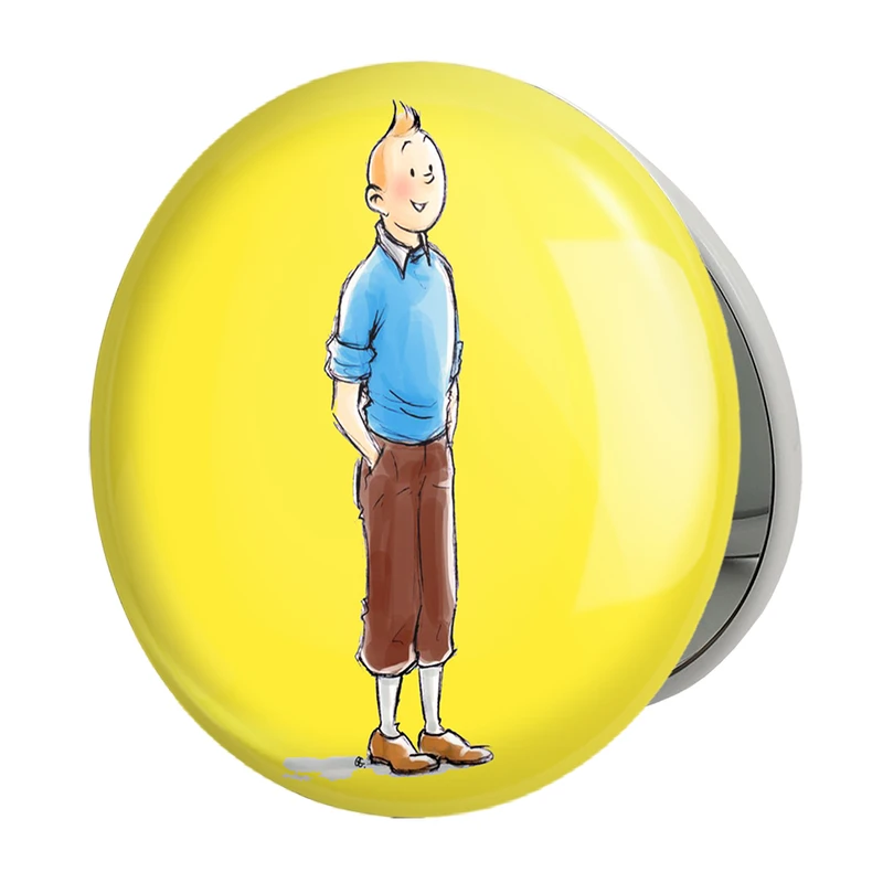 آینه جیبی خندالو طرح ماجراهای تن تن مدل تاشو کد 3351 