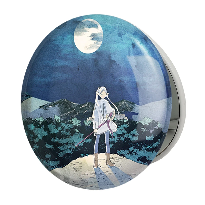 آینه جیبی خندالو طرح انیمه فریرن (Frieren) مدل تاشو کد 33931