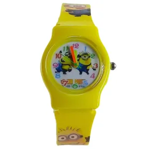 ساعت مچی عقربه ای بچگانه مدل Minions.ye