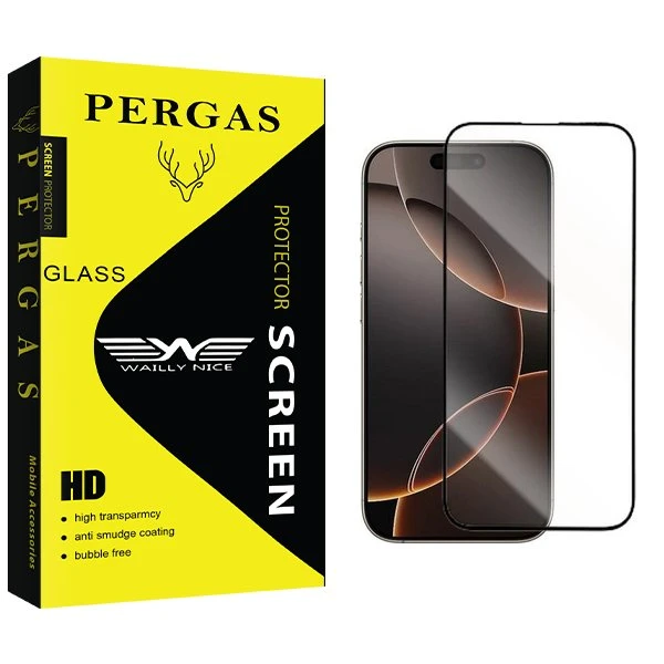 محافظ صفحه نمایش شیشه ای وایلی نایس مدل Pergas2 مناسب برای گوشی موبایل اپل iPhone 16 Pro