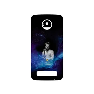 MAHOOT Brad Pitt Cover Sticker for Motorola Moto Z Play