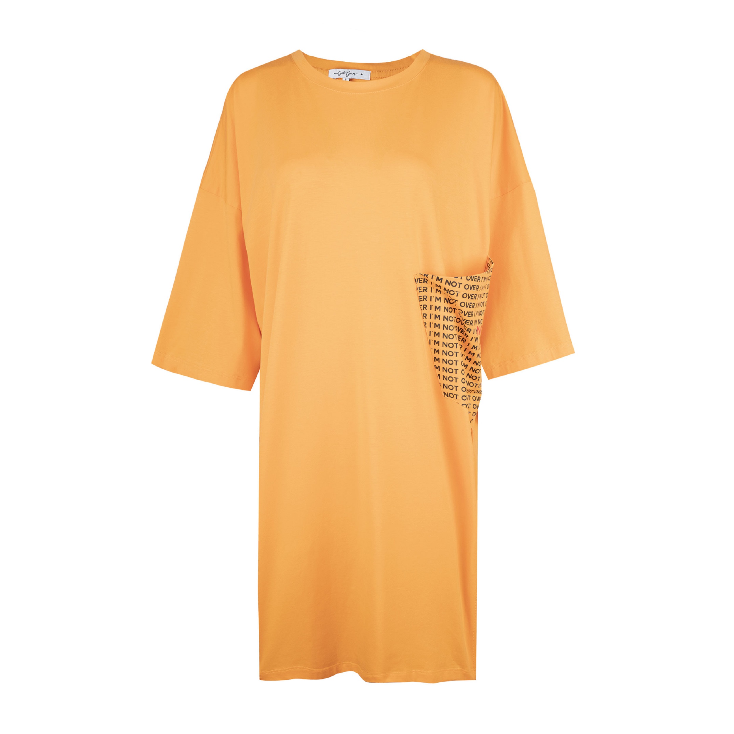 تی شرت لانگ آستین کوتاه زنانه جوتی جینز کد 155173 رنگ نارنجی