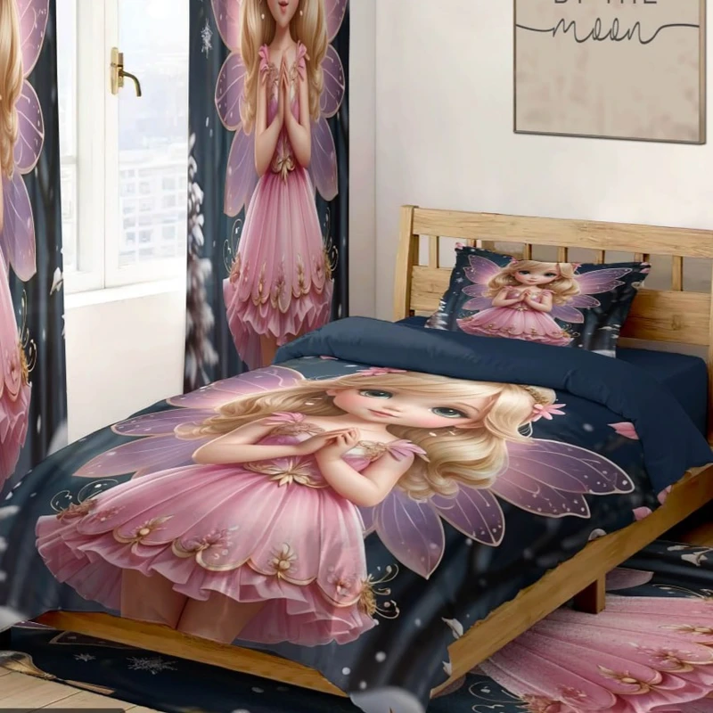 سرویس خواب 1 نفر 4 تکه مدل دخترانه کد 252