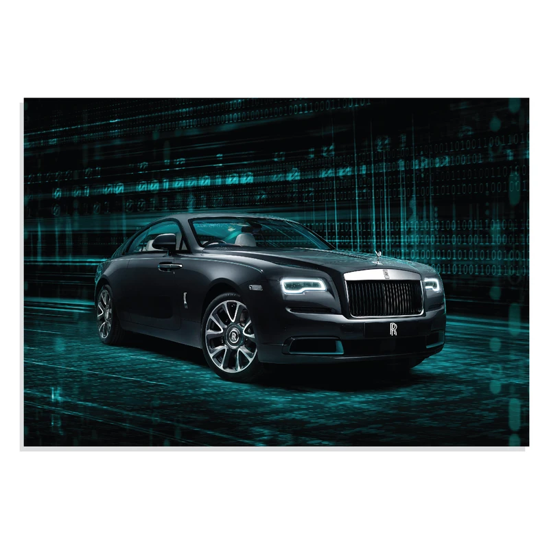 پوستر طرح ماشین رولز رویز - Rolls Royce Wraith مدل NV0723