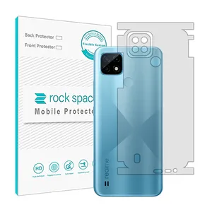 Rock space HyGEL model transparent phone back protector suitable for Realme C21 RMX3231 mobile phone