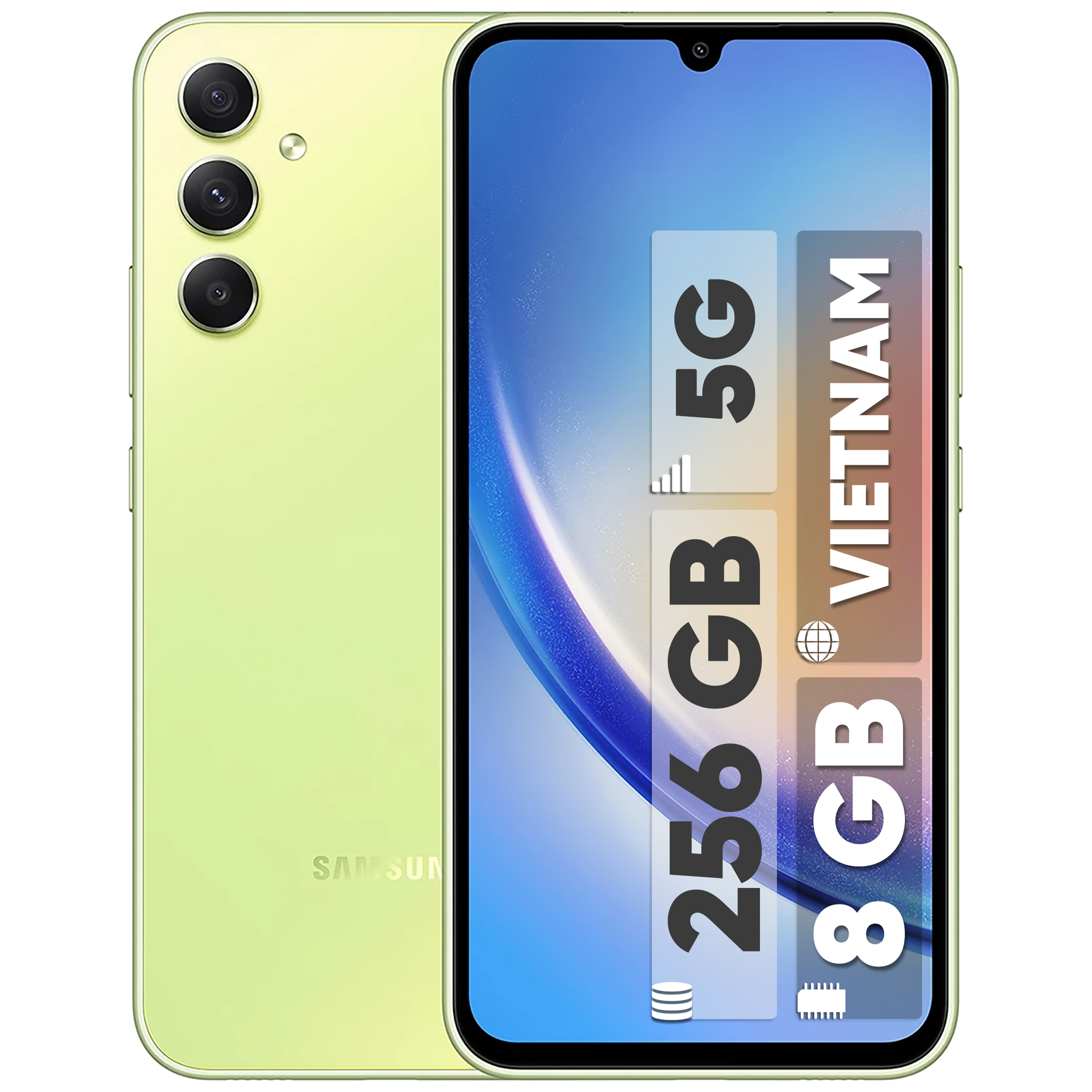 گوشی موبایل سامسونگ مدل Galaxy A34 5G دو سیم کارت ظرفیت 256 گیگابایت و رم 8 گیگابایت به همراه شارژر سامسونگ  - ویتنام