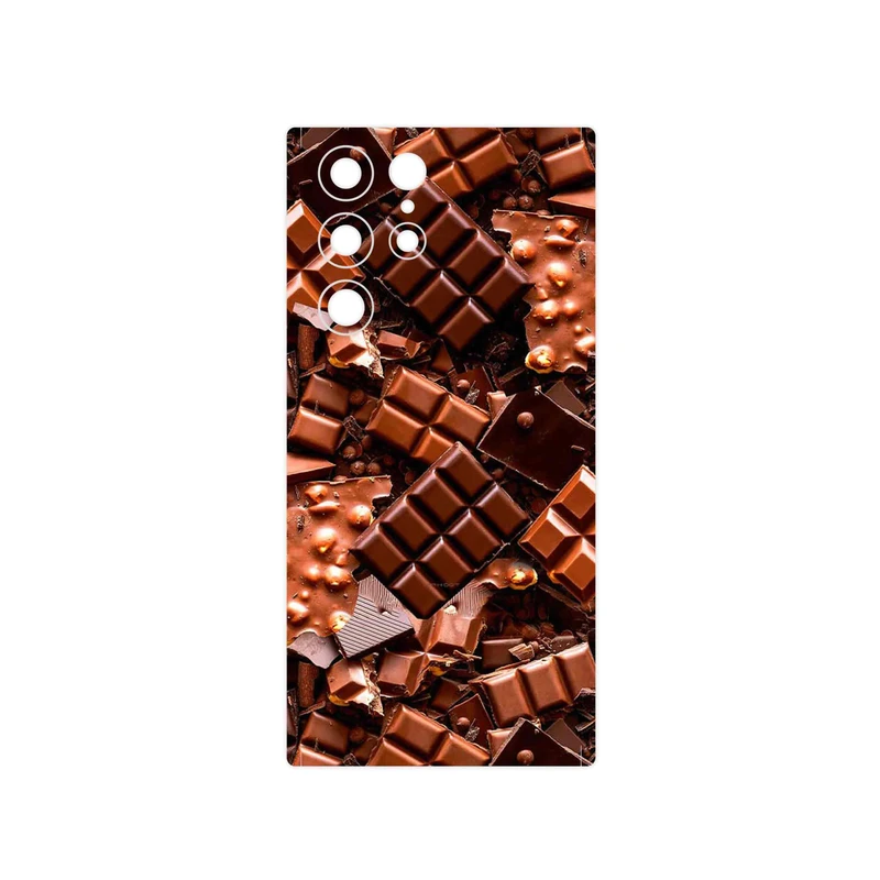 برچسب پوششی ماهوت مدل Chocolate مناسب برای گوشی موبایل سامسونگ Galaxy S22 Ultra 5G