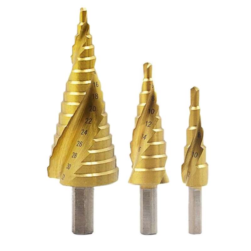 مته مخروطی لینیکس مدل مارپیچ مجموعه 3 عددی