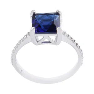 انگشتر نقره زنانه بازرگانی میلادی مدل سنگ اونیکس کد AWR_1005