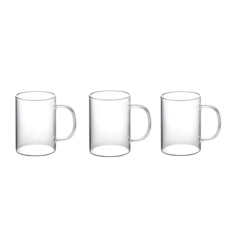 استکان مدل شیشه ای مجموعه 3 عددی