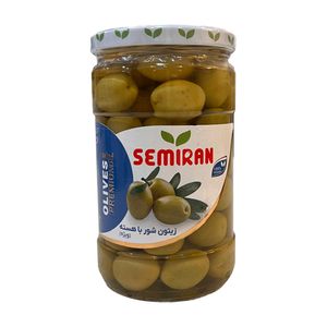 زیتون با هسته درشت ویژه سمیران - 670 گرم