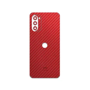 MAHOOT Red-Fiber Cover Sticker for Motorola Moto G52