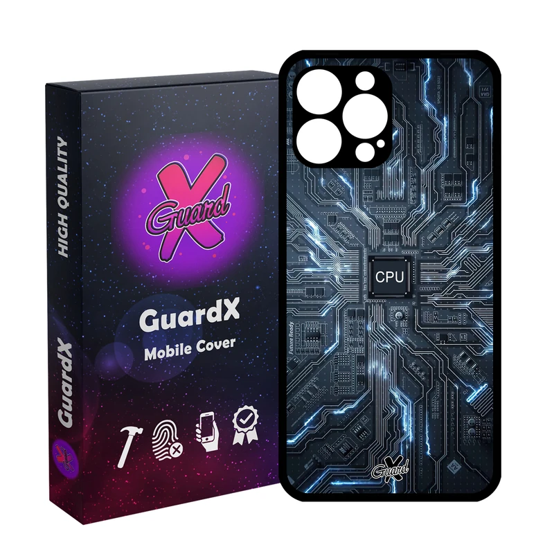 کاور گارد ایکس طرح CPU مدل Glass10504 مناسب برای گوشی موبایل اپل iPhone 13 Pro Max
