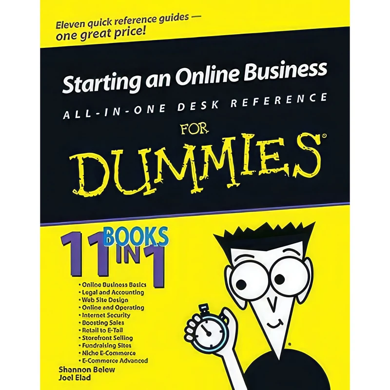 کتاب Starting an Online Business All-in-One Desk Reference For Dummies اثر Shannon Belew and Joel Elad انتشارات For Dummies