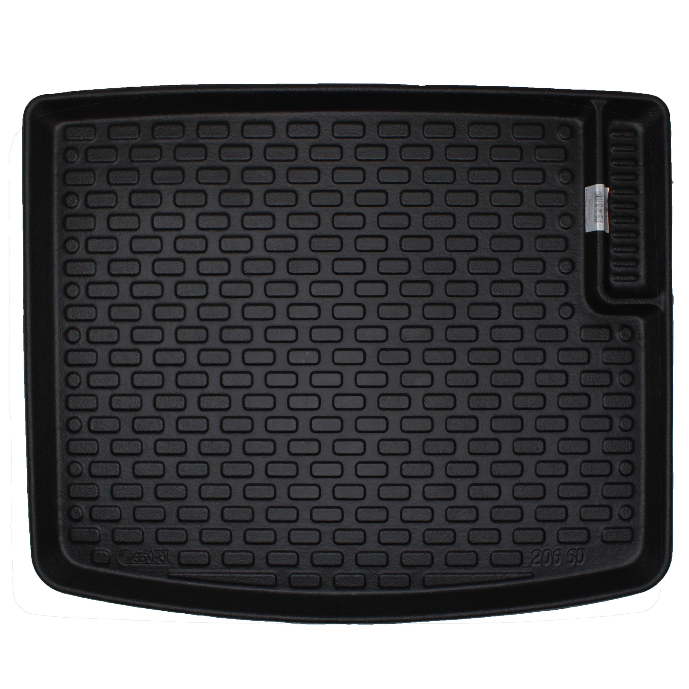 کف پوش سه بعدی صندوق خودرو بابل کارپت مدل ChMO2222 مناسب برای پژو 206 SD