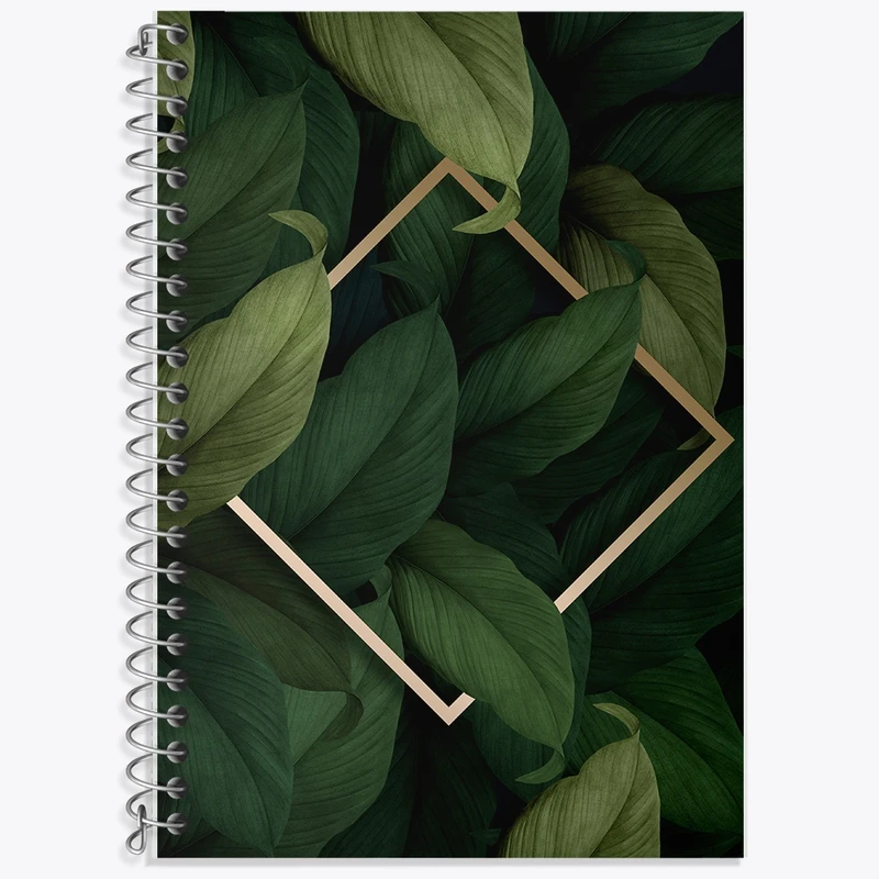 دفتر زبان 50 برگ خندالو مدل دو خط طرح دکوراتیو (decorative) کد F1538