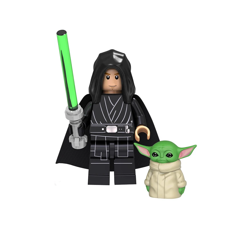 ساختنی برانت طرح اسکای واکر و بیبی یودا بسته دو عددی