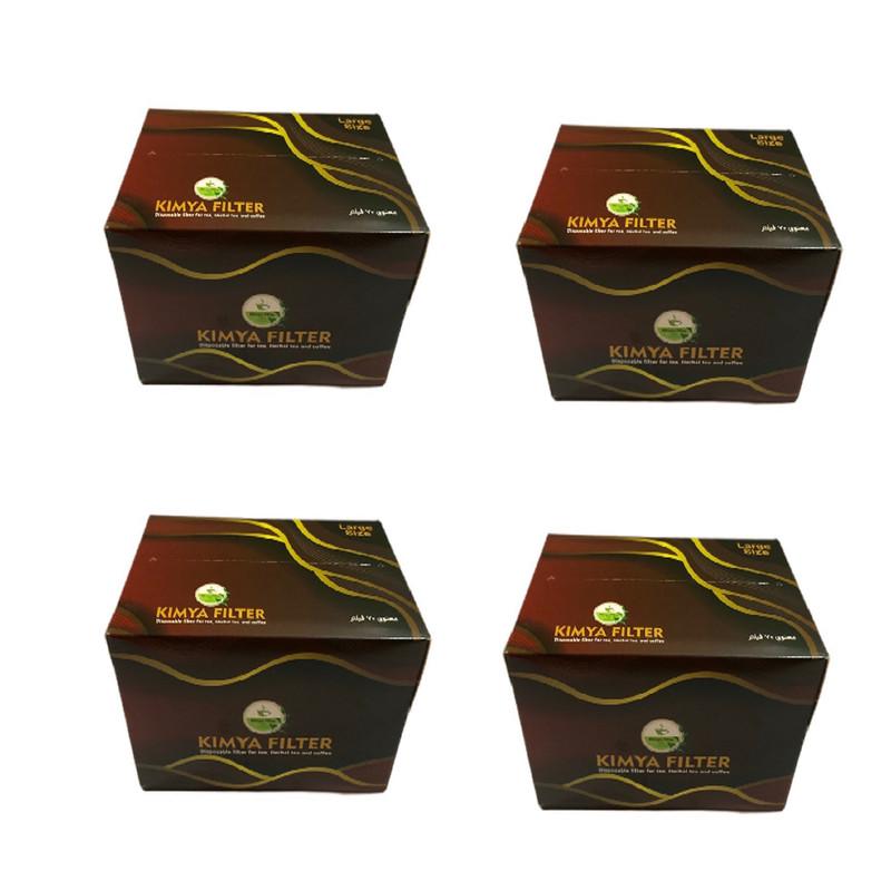 فیلتر چای کیمیا مدل KL چهار بسته 70 عددی