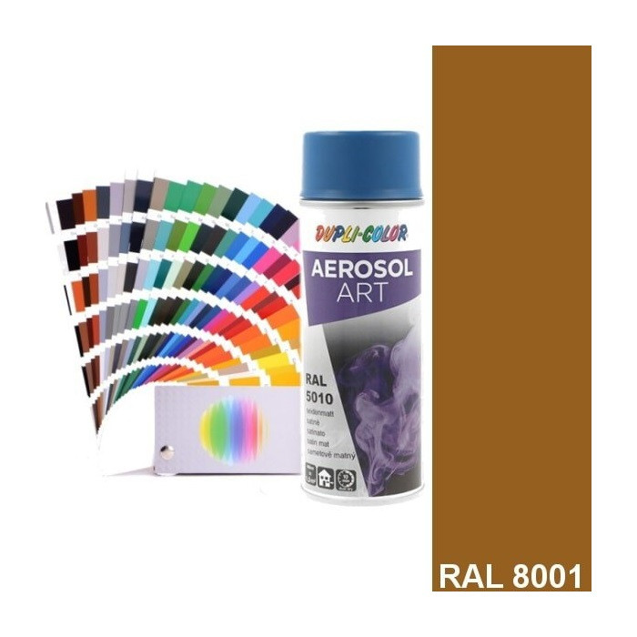 اسپری رنگ قهوه ای اخرایی دوپلی کالر مدل RAL 8001 حجم 400 میلی لیتر