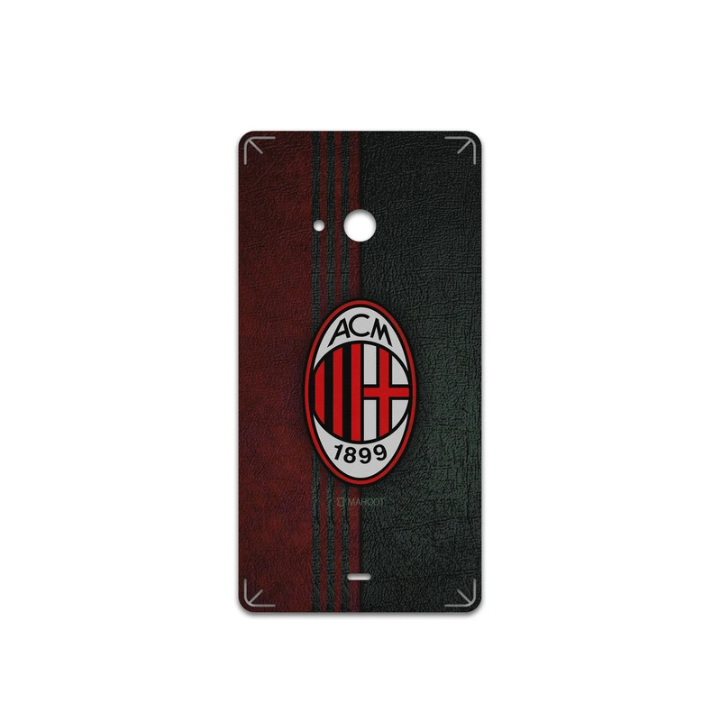 برچسب پوششی ماهوت مدل AC-Milan-FC مناسب برای گوشی موبایل مایکروسافت Lumia 540