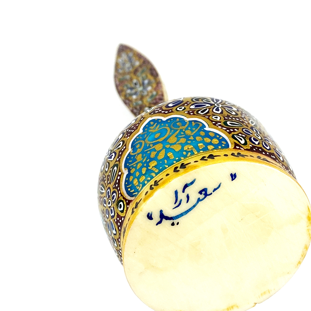  سرمه دان استخوانی سعید آرا طرح تذهیب مدل بچکول کد 36